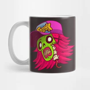 Zombie Geeky Head Mug